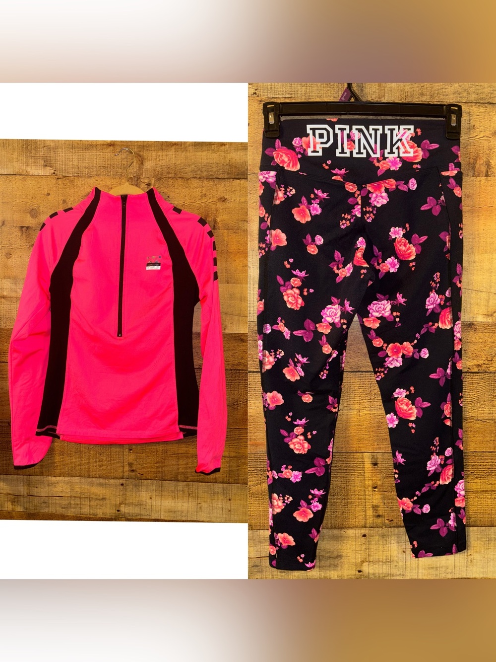 PINK Victoria's Secret Athletic Jacket and Leggings Set